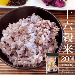 国産十六穀米 4800g(240g×20袋) ≪送料無料≫おいしい雑穀ごはん 雑穀 国産 雑穀米 十六穀米 十六 保存食 非常食 訳あり