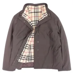 バーバリー BURBERRY LONDON ノバチェック柄 中綿 キルティング ジャケット コート ライナーベスト付 40 L 茶色 レディース 【中古】