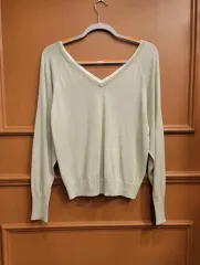 ZARA(ザラ) レース コンビ Vネック ニット