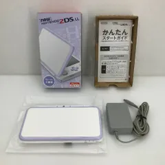05w11996T 【new2DSLL 超美品】new NINTENDO 2DSLL 本体 ホワイト×ラベンダー メモカ4GB + 充電器 ＊動作確認済み＊  ◎中古品◎