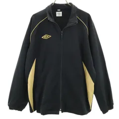 umbro アンブロ トラックジャケット S ブラック ジャージ メンズ 古着