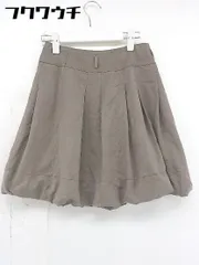 ◇ MISCH MASCH ミッシュマッシュ ミニ バルーン スカート サイズ36 ブラウン レディース  【中古】 【1107130001156】のサムネイル