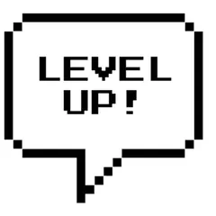 車 ステッカー ゲーム ８ビット レベル レベルアップ LevelUp ファミコン レトロ給油口 おもしろ バイク かっこいい カー用品 おしゃれ 転写式 黒 送料無料のサムネイル