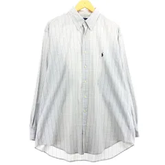 古着 ラルフローレン Ralph Lauren YARMOUTH 長袖 ボタンダウンチェックシャツ メンズXXL相当/eaa488923