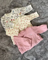 新生児.ロンパース（50-60）3点セット☆のサムネイル