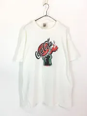 古着 90-00s USA製 Coca-Cola コーラ 企業 グラフィック Tシャツ XL 古着