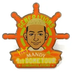 【中古】バッジ・ピンズ(男性) 関口メンディー ピンバッジ 「GENERATIONS LIVE TOUR 2018 “UNITED JOURNEY”」 会場限定カプセル景品