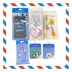ディズニー スマホグッズ【6点セット】スマホケース＆スマホグリップ＆スマホアクセサリー＆ストラップ モンスターズインク ミッキー ミニー プーさん マリー ヒューイデューイルーイ 東京ディズニーリゾート TDR
