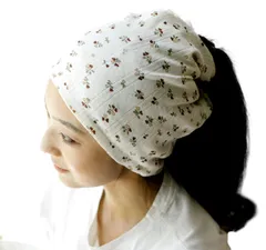 [Electric Circus] ニットキャップ 帽子 レディース 医療用帽子 小花柄 キャップ ケア帽子 花柄 ワッチキャップ ニット帽 (パープル) かっこいい かわいい おしゃれ 人気 大人 女性 プレゼント ぼう [パープル] [Free Size]