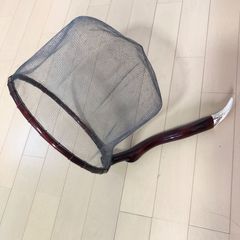 新作A級　渓流タモ 吉田漁網3mm目手すき網付(径27クラス)No.42705A