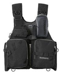 SHIMANO ブラック フィッシングベスト - メルカリ