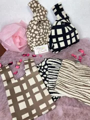 【あなただけのコーデ】韓国 雑貨 おしゃれ 新品 ニットバッグ ニット トートバッグ レディースバッグ 小さめ