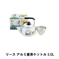 【値下げ】アルミ製 ケトル 3.0L やかん ガス火専用 麦茶ケトル 茶こしアミ付き 軽量 アルマイト加工 湯沸し ポット キッチン用品