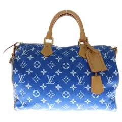 LOUIS VUITTON (ルイヴィトン) スピーディ P9 バンドリエール 40 モノグラムボストンバッグ M24418 ブルー