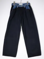 THE FRANKIE SHOP フランキーショップデニム パンツ Hayla Contrast Denim Pants - Black/Blue – The Frankie Shop