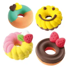 ねんどでドーナツショップドーナツ 粘土 ねんど フェイクスイーツ  スイーツデコ ミニチュア 食品サンプル デコレーション 工作 クラフト 工作キット 自由工作 自由研究 図工 夏休み 冬休み 小学校 中学校 大人 初心者 趣味 手芸 ハンドメイド DI