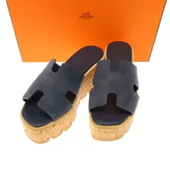 HERMES サンダル テクニカルトワル バッグジップ ボンディング素材 35