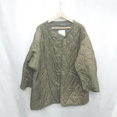 ◇ ⊇ FREAK'S STORE フリークスストア キルティング 長袖 コート サイズF カーキ レディース E  【1502180069901】