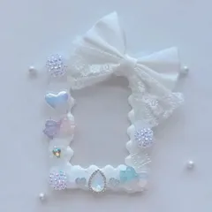 ホイップデコ　トレカケース「キラキラゆめかわレースりぼん」