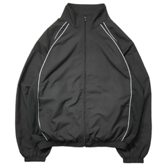 00s Piping design Nylon × Mesh Jacket