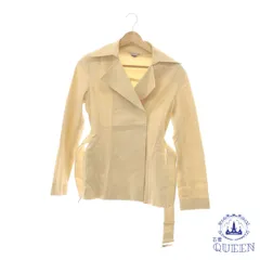 ☆美品☆ SCOT CLUB スコットクラブ アウター スプリングコート おしゃれ 長袖 レディース ベージュ 麻 901-3693 送料無料 古着