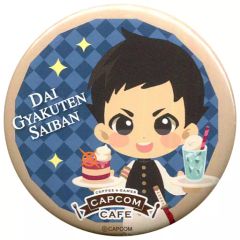 逆転裁判 大逆転裁判 カプコンカフェ 缶バッジ ホームズ & 龍ノ介
