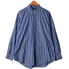 古着 ラルフローレン Ralph Lauren BLAKE 長袖 ボタンダウンストライプシャツ メンズL相当/eaa565592
