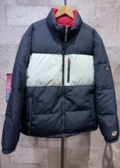 トミーヒルフィガー US SKI TEAM リバーシブル ダウンジャケット L メンズ TOMMY HILFIGER アメリカ代表