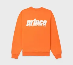 Sporty and Rich ロゴスウェット オレンジ 美品 Sporty and Rich ロゴスウェット オレンジ 美品