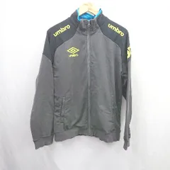 ◇ ⊇ UMBRO アンブロ ロゴプリント 長袖 パーカー サイズL グレー系 メンズ E  【1506190006482】