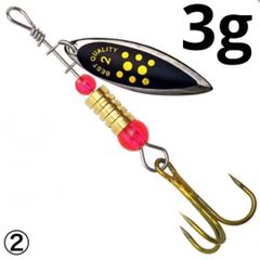 スピナー ルアー 6cm 3g 1個
