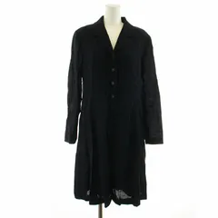 クロエ CHLOE ヴィンテージ ロングワンピース 長袖 肩パッド 大きいサイズ 40 XL 紺 ネイビー ■GY14 /MQのサムネイル