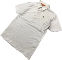 PUMA ☆ GOLF 清潔感ある一着◎ ホワイト 半袖 ポロシャツ ゴルフ L メンズ 春夏ヘビロテ◎ 定番 スポーツ トレーニング プーマ■EE209