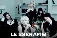 【中古】食玩 ステッカー・シール LE SSERAFIM(モノトーン) ノーマルシール 「LE SSERAFIM ’CRAZY’ ツインウエハース」