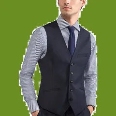 【特価商品】[VYOOU] メンズ スーツベスト ビジネス フォーマル 紳士 スリム チョッキ 大きいサイズ Vネック フィット 尾錠付き 2ポケット クラシック 通勤 定番 結婚式 就活 冠婚葬祭 就職