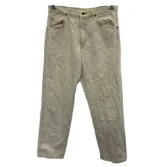 Wrangler デニムパンツ W34 ラングラー ベージュ ジップアップ ジーンズ シンプル 古着卸 アメリカ仕入 2504-231