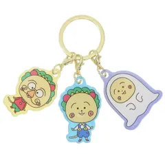 【メール便】コジコジ キーリング 3チャームキーホルダー へんしん さくらももこ ティーズファクトリー アクキー アニメキャラクター グッズ 