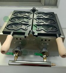 ☆中古品 焼き台 3連式 たい焼き器 たい焼き機 業務用 5匹×3連 15匹 LP