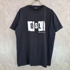 DIESEL ディーゼル バックプリント グラフィックプリント ビッグシルエット ブラック　黒 XL Tシャツ