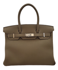 【新品】エルメス HERMES バーキン30　トゴ　トープ　B刻印　SV金具