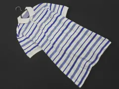 TOMMY HILFIGER トミーヒルフィガー SLIM FIT ボーダー 半袖 ポロシャツ sizeS/白ｘ青 ■◆ メンズ