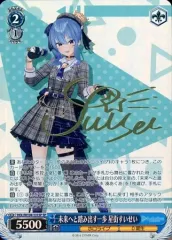 PR レッツ ヴァイスシュヴァルツ 星街すいせい サイン SP SSP 金