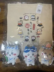 ちいかわ ちいかわ寿司 お座りミニぬいぐるみ トートバッグ まとめ売り