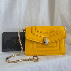 未使用級 金運アップ❣  BVLGARI チャーム カードケース ミニバック Serpenti Forever Charm