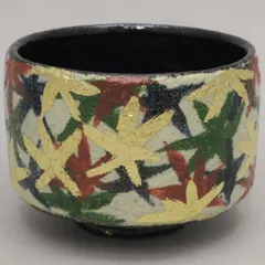 クレヨン7色専用木戸貞昭／赤志野茶碗／茶XXX 抹茶茶碗／穴窯はふり志野貞作／抹茶42