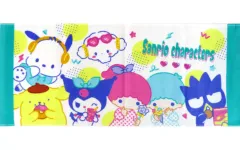 【中古】タオル・手ぬぐい 17.集合 フェイスタオル グリーン 「サンリオ当りくじ サンリオキャラクターズ当りくじ」