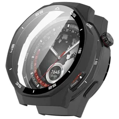 【数量限定】5 Pro Pro 46mm ケース 46mm 超薄型 5 PC+ガラス素材 一体型 GT ファーウェイ GT WATCH GT WATCH 5 Pro WATCH 46mm HUAWEI ケース対応 全面保護 カバー 超薄型 装着簡単 HUAWE