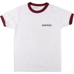 古着 80年代 チャンピオン Champion トリコタグ HARVARD ハーバード大学 カレッジ リンガーTシャツ USA製 メンズL相当/eaa563680