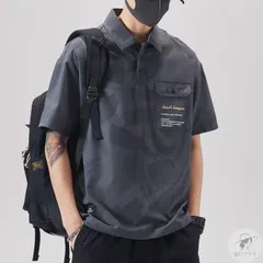 001☆10 シャツ半袖メンズメンズファッション半袖シャツポケット付きアメカジシンプルトップスカジュアル暑さ対策かっこいい