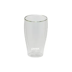 PYREX パイレックス グラス タンブラー 410ml ダブルウォール 耐熱ガラス 真空 断熱 保冷 CP-8544 [タンブラー410ml]